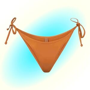 SKIMS Signature Swim Dipped Bikini Bottom in Almond
